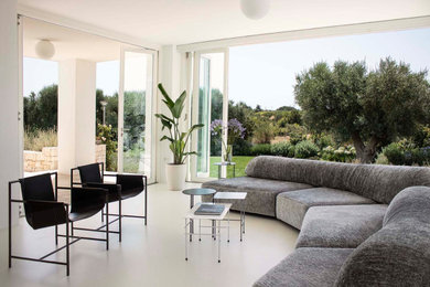 Home design - large contemporary home design idea in Bari