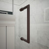 DreamLine Unidoor Plus 60 1/2 - 61"W Hinged Shower Door in Oil Rubbed Bronze