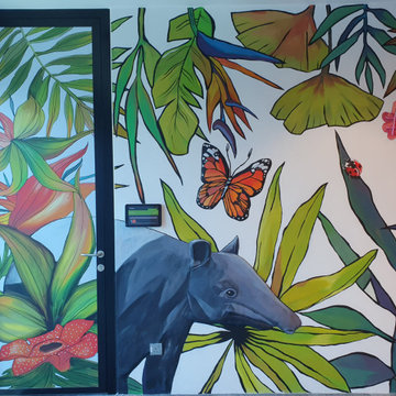 Malaysia Flora and Fauna Mural Art I ArtisanMalaysia.com