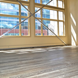 Executive style in Downtown Calgary - Hardwood Flooring