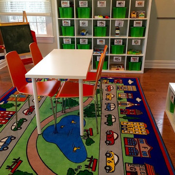 Lots of room for older kids to work on Lego & puzzles.