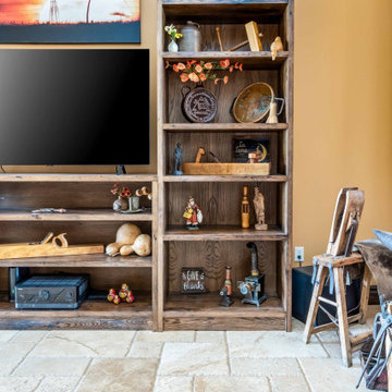 Entertainment Center - Reclaimed Oak Entertainment Center - Garcia Entertainment