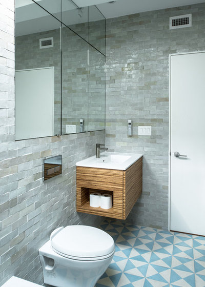 Лофт Ванная комната by Jane Kim Design