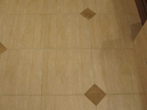 Cream Colored Grout Turned Dark When, Should Grout Be Darker Than Tile