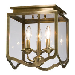 Artcraft Lighting - Artcraft Lighting AC947AB Semi Flush Cambridge - Flush-mount Ceiling Lighting