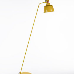 Hentz Floor Lamp | Matt Yellow - Floor Lamps