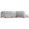 Apt2B Brentwood 2-Piece Sectional Sleeper Sofa, Stone, Chaise on Left