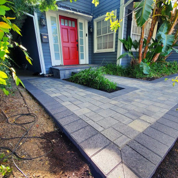 Driveway Remodel using Angelus Courtyard Pavers