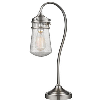 Celeste 1 Light Table Lamp, Brushed Nickel
