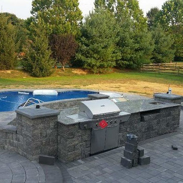 It is a grill, granite