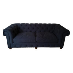 Restoration Hardware Kensington blue Sofa - Sofas