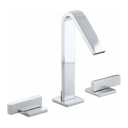 KOHLER - KOHLER K-14661-4-CP Loure Widespread Lavatory Faucet - Bathroom Sink Faucets