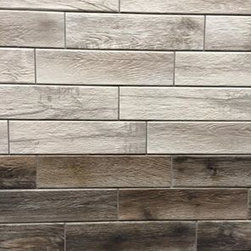 Traverkmade Small Brick Wood Effect 28x7 Tile - Wall And Floor Tile