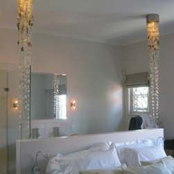 Recycled Sea Glass lighting - Ceiling Lighting