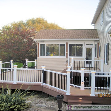 Azek Vinyl Deck with LED Lighting