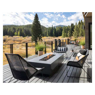 winter park mountain home - Rustic - Deck - San Francisco - by jennifer ...