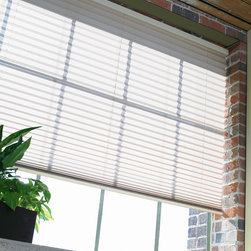 Brilliance&reg; pleated shades raised - Cellular Shades