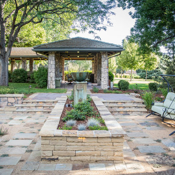 Central Stone Planter