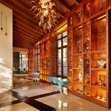family room shelving