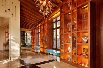 Hallway - contemporary hallway idea in Austin