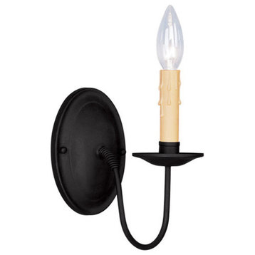 Heritage Wall Sconce, Black