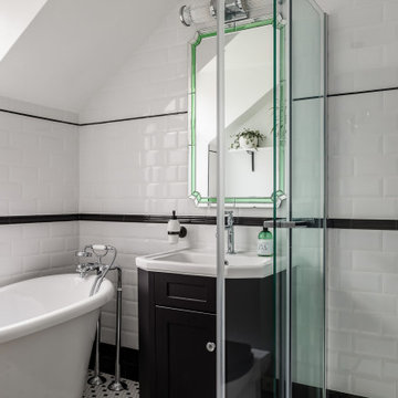 Art Deco inspired family bathroom