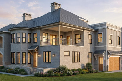 Example of an exterior home design in Richmond
