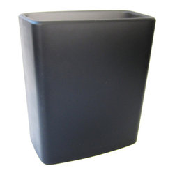 Martha Sturdy resin free form vase in charcoal - Vases