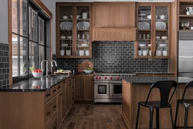 Inspiration for a rustic home design remodel in Seattle