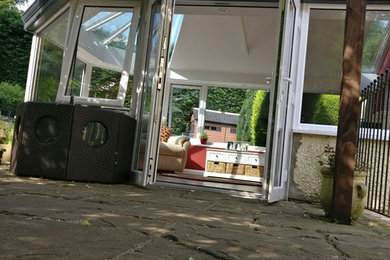 This is an example of a contemporary conservatory in West Midlands.