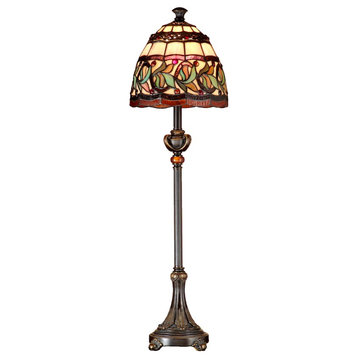 Dale Tiffany Aldridge Buffet Lamp, Antique Bronze