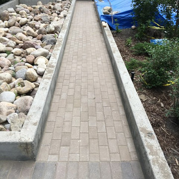 Upper Deck Construction & Consulting - commercial Interlocking brick paver drive