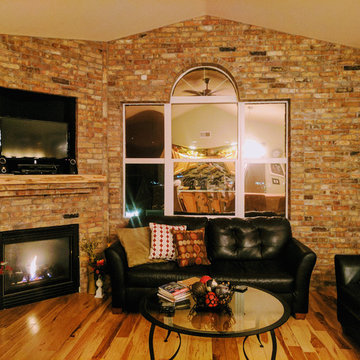 After Interior Brick