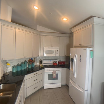 Compact Grey Kitchen