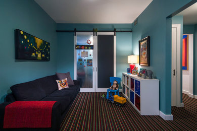 Trendy bedroom photo in Philadelphia