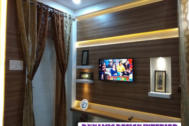 Inspiration for a modern bedroom remodel in Other