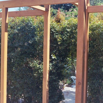 CB timber frame entry structure