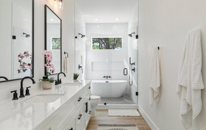 Bathroom of the Week: Bright White Style With a Spa-Like Wet Room