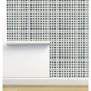 Madison Blue Wallpaper, Sample 12"x8"