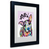 Dean Russo 'Love!' Framed Art, Black Frame, 11"x14", White Matte