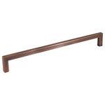 Celeste Designs - Celeste Square Bar Pull Cabinet Handle Antique Copper Solid Zinc, 12.6" - Projection: 1.36". This Celeste Designs Square Bar Pull is a modern cabinet handle for kitchen doors and drawers, made from solid zinc alloy with a finish of antique copper. Mounting screws are included for all cabinet pulls and cabinet hardware. The items are solid and heavyweight.