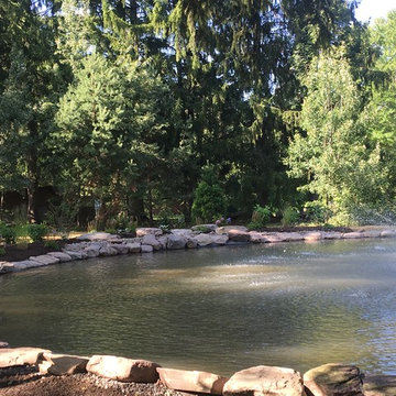 Sweet Valley, PA - Pond Landscaping & Fountain
