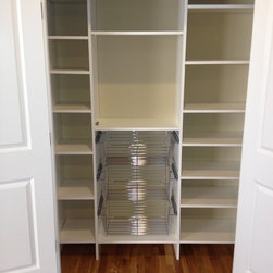 Pantry w/ chrome baskets - Pantry Cabinets
