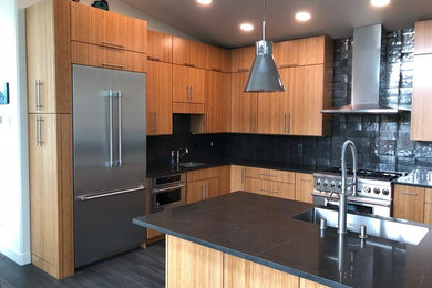 Minimalist kitchen photo in Other