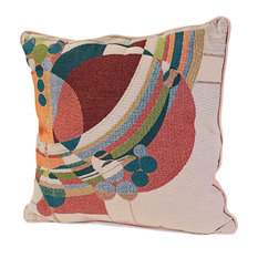 50 Most Por Midcentury Modern Decorative Pillows For 2019 Houzz Frank Lloyd Wright March Balloons Tapestry Pillow