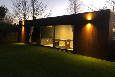 Inspiration for a contemporary garden shed and building in Sussex.