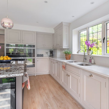 Traditional Shaker, Beaded In-frame Kitchen & Bootility. Lindfield, West Sussex.