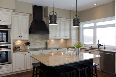 Mountain style kitchen photo in Other