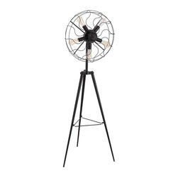 5 Light Vintage Fan Floor Lamp - Products