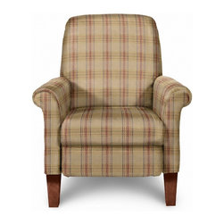 Fletcher High Leg Recliner by La-Z-Boy shown in Lipstick - Products